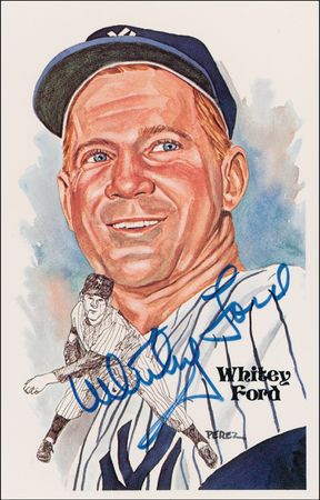 Lot #1411 Joe DiMaggio, Yogi Berra, and Whitey Ford Group Lot - Image 3