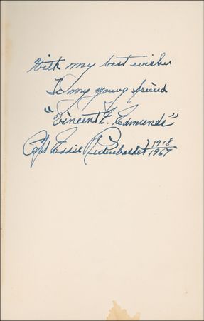 Lot #467 Eddie Rickenbacker Book - Image 1