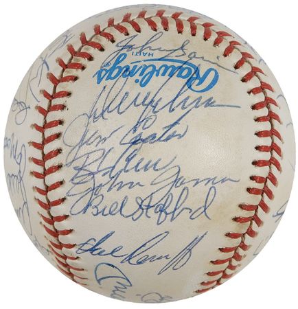 Lot #1497 NY Yankees Baseball - Image 2