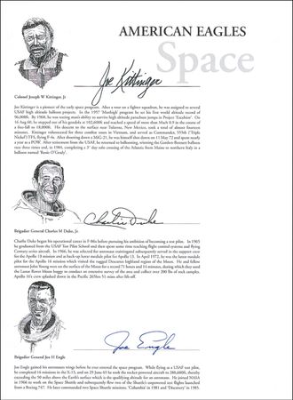 Lot #481 Air Force: Thirty-nine American aviators sign a definitive history of the United States Air Force - Image 5