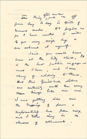 Lot #248 Winston Churchill: Endearing and boldly written message to his long-ago love interest - Image 2