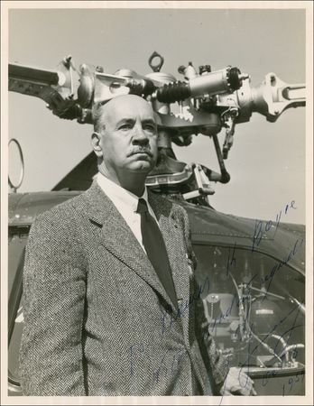 Lot #597 Igor Sikorsky: Sikorsky points out his career achievements - Image 2