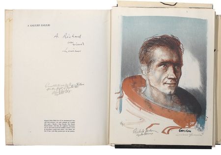 Lot #563 Richard Gordon: Exquisite art portfolio presented to Richard Gordon after the Apollo 12 mission - Image 2