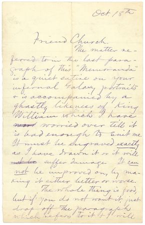 Lot #628 Samuel L. Clemens: ?The Galaxy work crowds book work so much? - Image 2