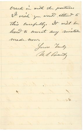 Lot #84 U. S. Grant: President Grant tends to business at his St. Louis farm - Image 1