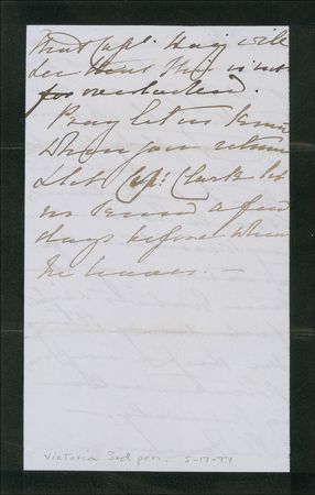 Lot #390 Victoria Handwritten Letter Signed - Image 1