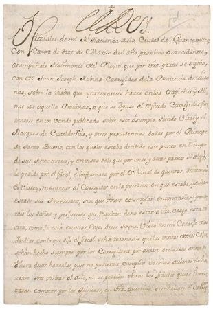 Lot #359 Philip V Signed Document - Image 1