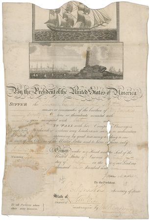 Lot #85 James Madison Signed Document - Image 1