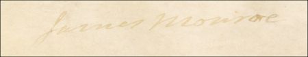 Lot #86 James Monroe Signed Document - Image 2