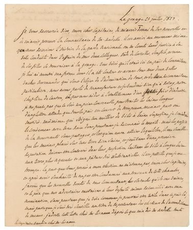 Lot #435 Marquis de Lafayette: American Revolutionary War hero again embraces public service - Image 1