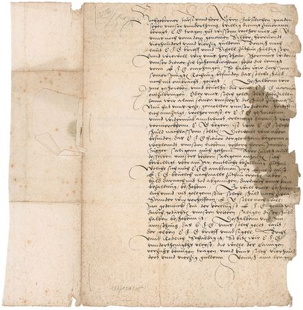 Lot #609 Raymund Anton u. Hieronymus Fugger Signed Document - Image 1