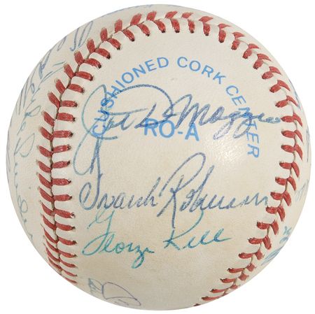 Lot #1276 Baseball Hall of Famers Baseball - Image 2