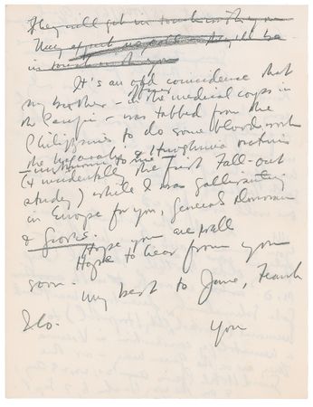 Lot #1293 Moe Berg: Mysterious diamond star/secret agent references his days of international espionage - Image 2