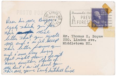 Lot #1467 Satchel Paige Handwritten Letter Signed - Image 2