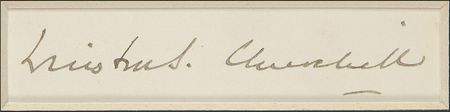 Lot #184 Winston Churchill: The revered Englishman showcases his distinguished penmanship - Image 2