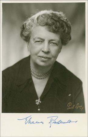 Lot #112 Eleanor Roosevelt: “The event which stands out in my mind with my work at the UN is the acceptance of the Declaration of Human Rights, December 10th, 1948.” - Image 2