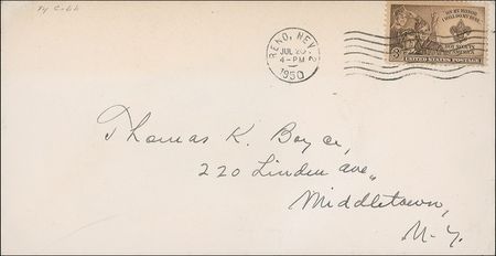 Lot #1322 Ty Cobb: Cobb offers an adoring fan much-needed direction - Image 2