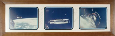 Lot #525 Gemini 8 Photograph Display - Image 1