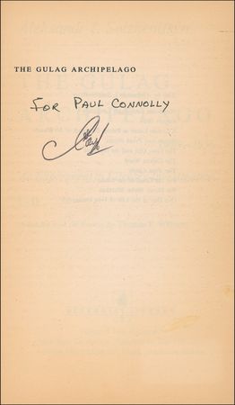 Lot #705 Alexander Solzhenitsyn Book - Image 1