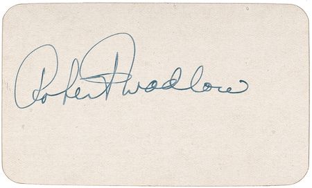 Lot #380 Robert Wadlow Signature - Image 1