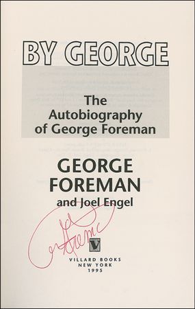 Lot #1348 Joe Frazier and George Foreman Group Lot - Image 1