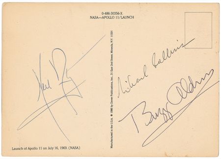 Lot #486 Apollo 11 Postcard - Image 1