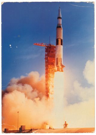 Lot #486 Apollo 11 Postcard - Image 2