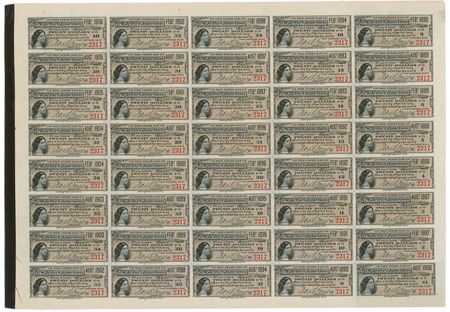 Lot #306 J. Pierpont Morgan: Exceptional Railroad bond signed by J. P. Morgan - Image 2
