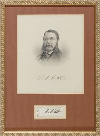 Lot #5 Chester A. Arthur Signature