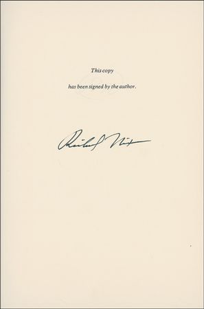 Lot #92 Richard Nixon Book - Image 1