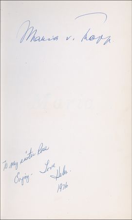 Lot #959 Maria von Trapp Book - Image 1