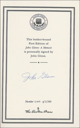 Lot #530 John Glenn Book - Image 1