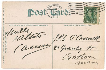 Lot #782 Enrico Caruso Signed Photograph - Image 1