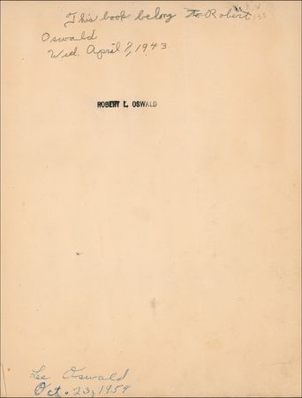 Lot #315 Lee Harvey Oswald: Oswald’s childhood stamp album, with provenance from his brother - Image 2
