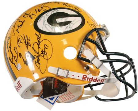 Lot #1366 Green Bay Packers Football Helmet - Image 2
