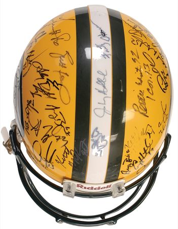 Lot #1366 Green Bay Packers Football Helmet - Image 3