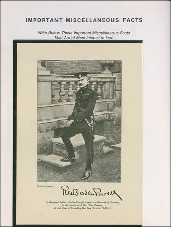 Lot #682 Norman Rockwell, Helen Keller, and Robert Baden-Powell Scrapbook - Image 3