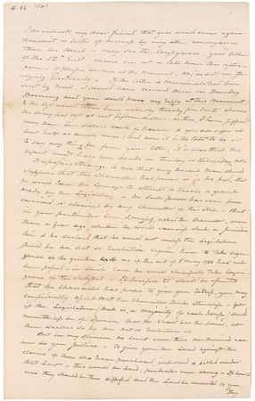 Lot #174 Aaron Burr: “The fraud which was practiced on the Legislature in obtaining the act of 1786 is undeniable” - Image 1