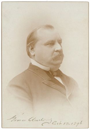 Lot #18 Grover Cleveland Signed Photograph