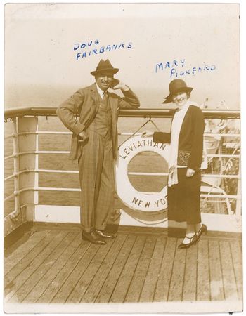 Lot #1051 Douglas Fairbanks and Mary Pickford Menu - Image 2