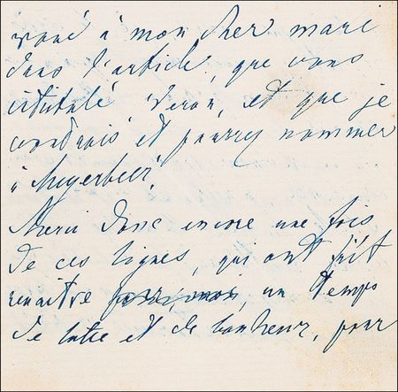 Lot #866 Giacomo Meyerbeer Handwritten Letter Signed - Image 2