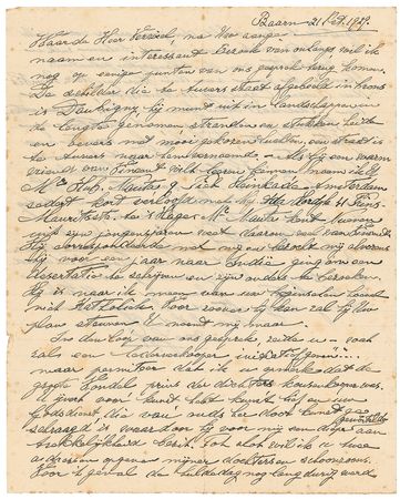 Lot #604 Elizabeth Du Quesne Van Gogh: Twice mentioning her famous sibling Vincent Van Gogh - Image 1