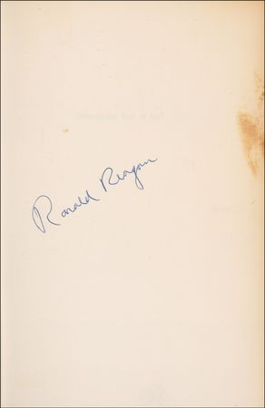 Lot #106 Ronald Reagan Book - Image 1