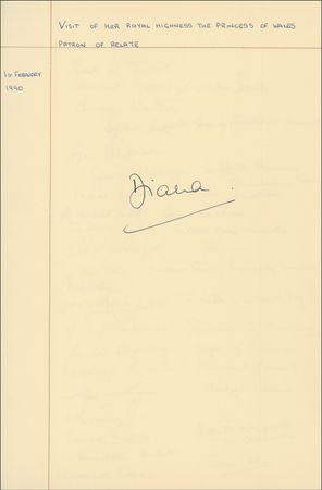 Lot #208 Diana Guest Book - Image 1