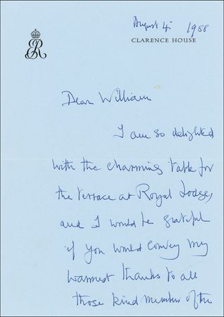 Lot #224 Elizabeth (Queen Mother) Handwritten Letter Signed - Image 1