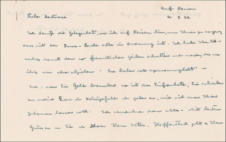 Lot #342 Albert Schweitzer Handwritten Letter Signed - Image 1