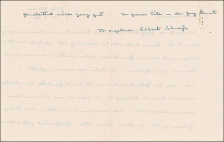 Lot #342 Albert Schweitzer Handwritten Letter Signed - Image 2