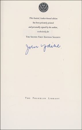 Lot #700 John Updike Book - Image 1