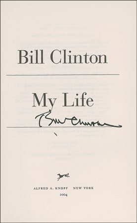 Lot #17 Bill Clinton Book