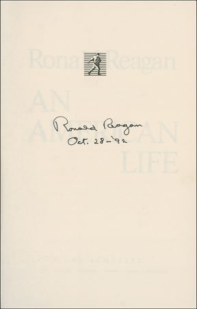 Lot #97 Ronald Reagan Book - Image 1
